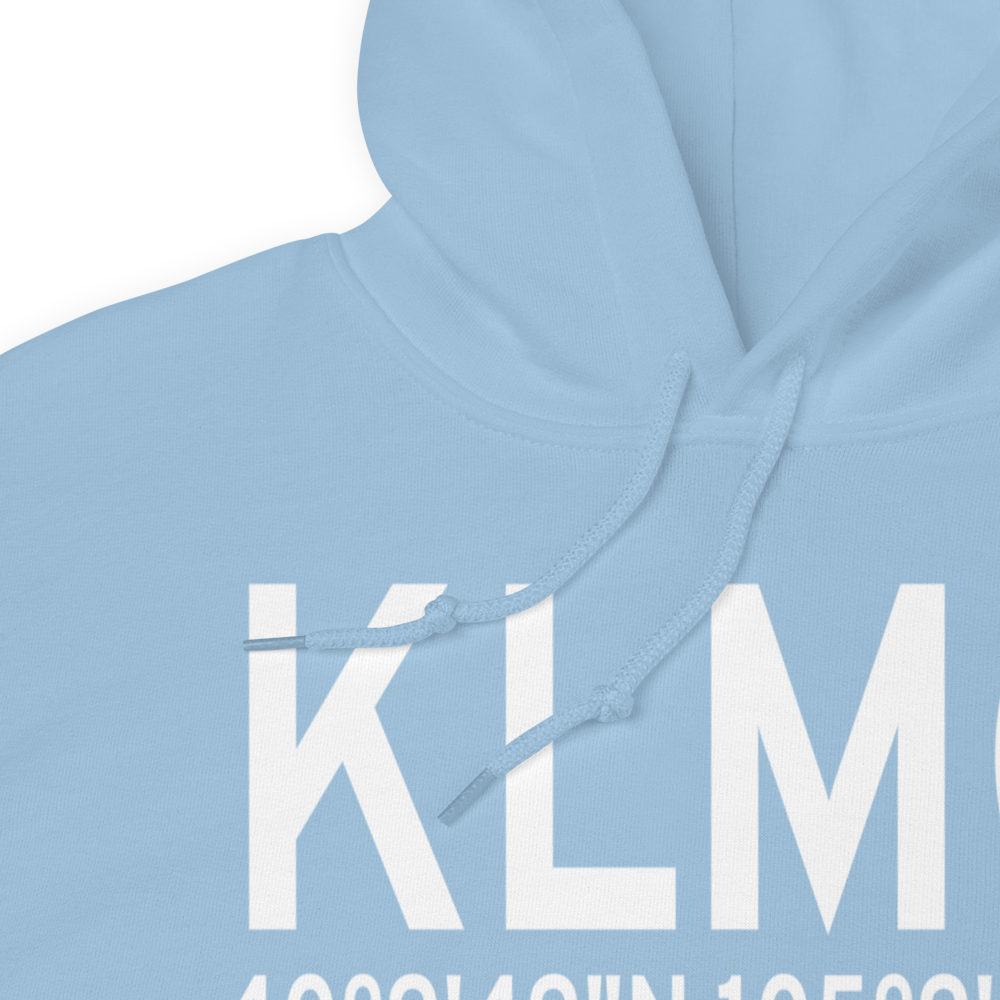 Vance Brand Airport (KLMO) ICAO Hoodie Sweatshirt 