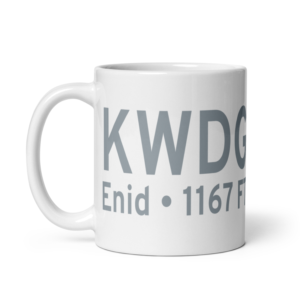Enid Woodring Regional Airport (KWDG) ICAO Mug 