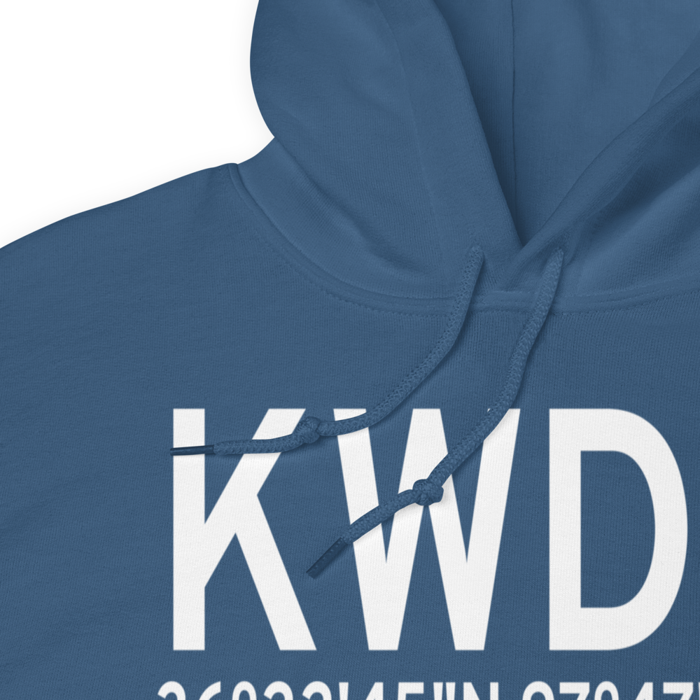 Enid Woodring Regional Airport (KWDG) ICAO Hoodie Sweatshirt 