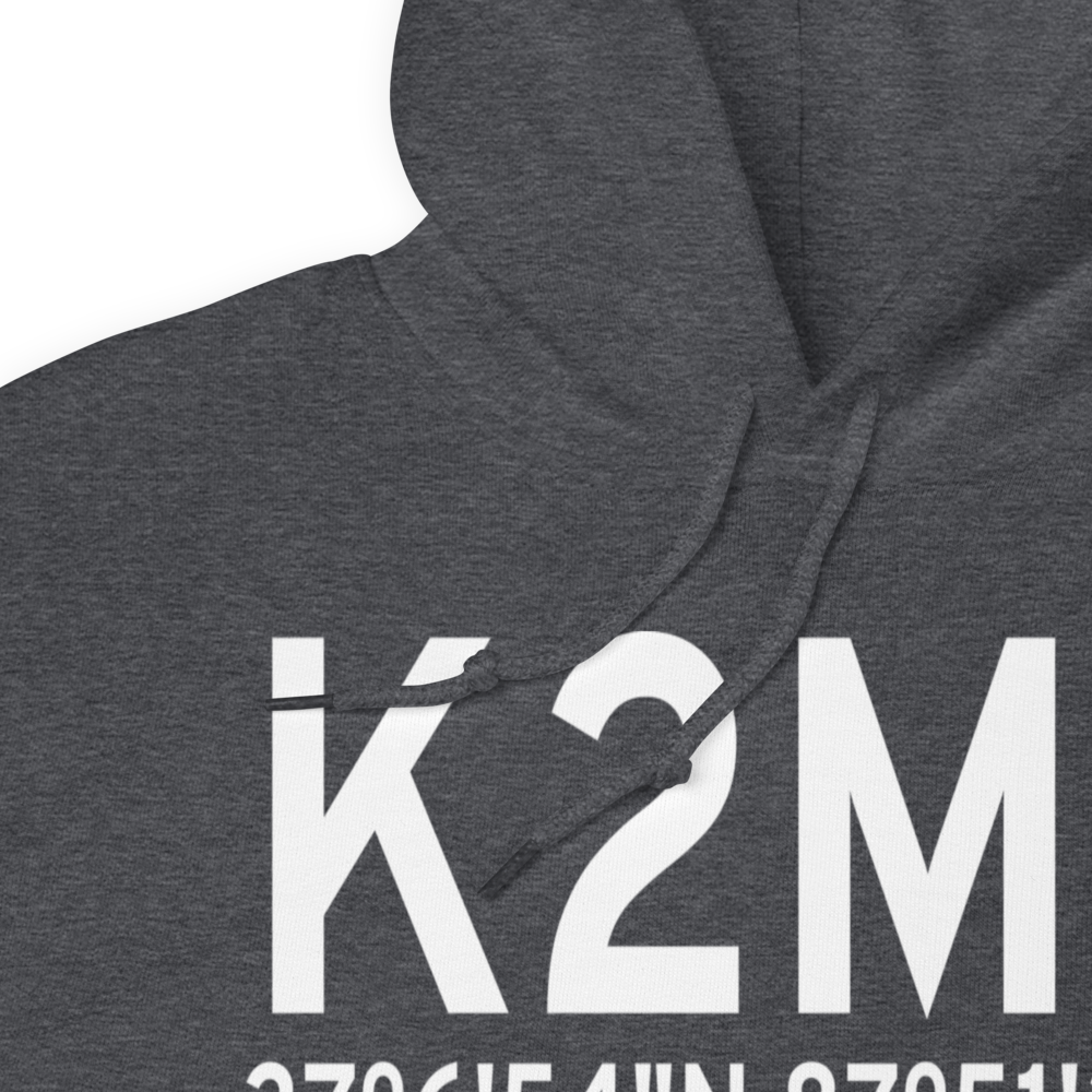 Princeton Caldwell County Airport (K2M0) ICAO Hoodie Sweatshirt 
