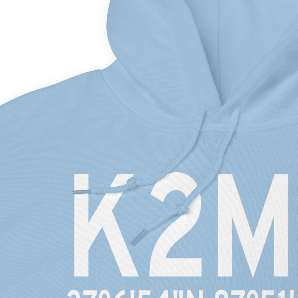 Princeton Caldwell County Airport (K2M0) ICAO Hoodie Sweatshirt 