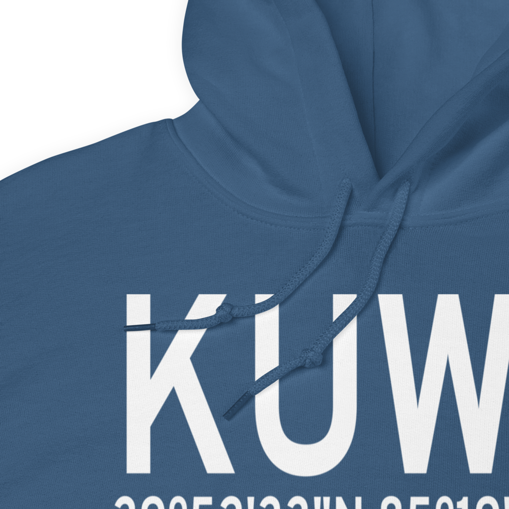 New Castle Henry County Airport / Marlatt Field (KUWL) ICAO Hoodie Sweatshirt 