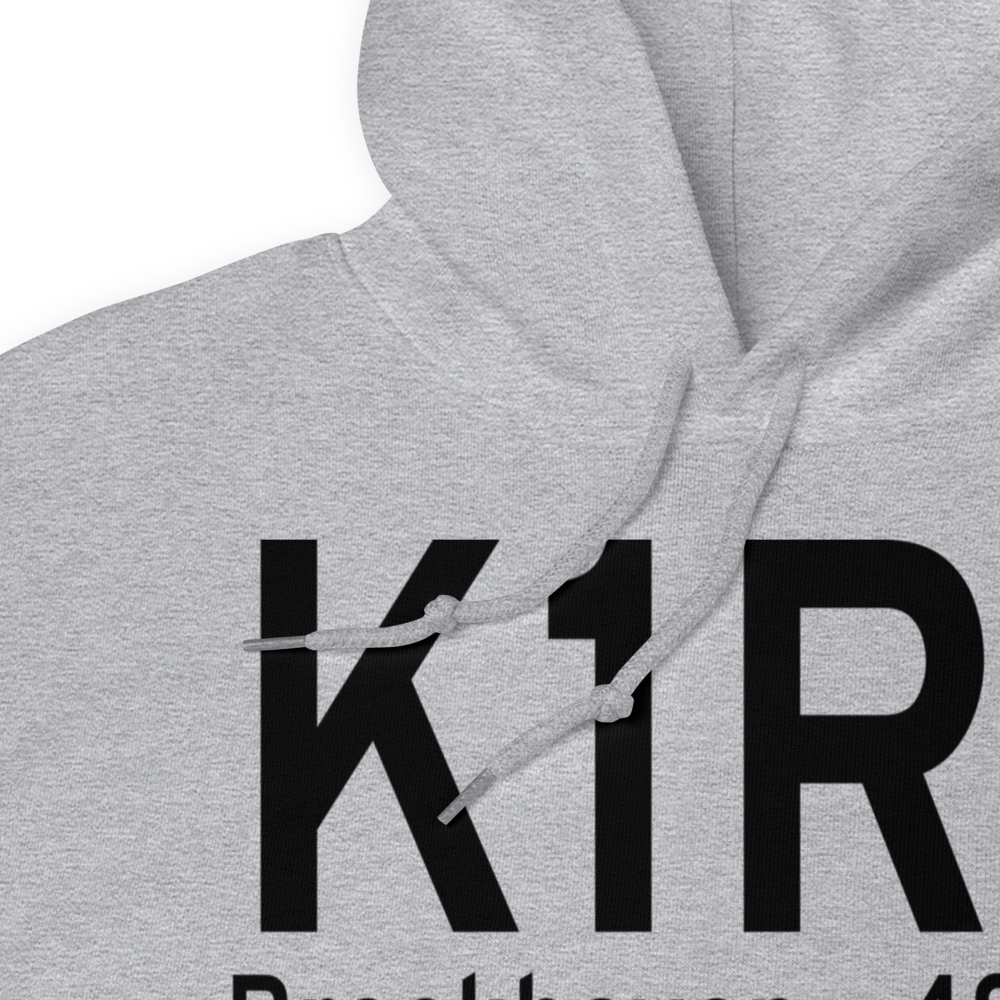 Brookhaven-Lincoln County Airport (K1R7) ICAO Hoodie Sweatshirt 