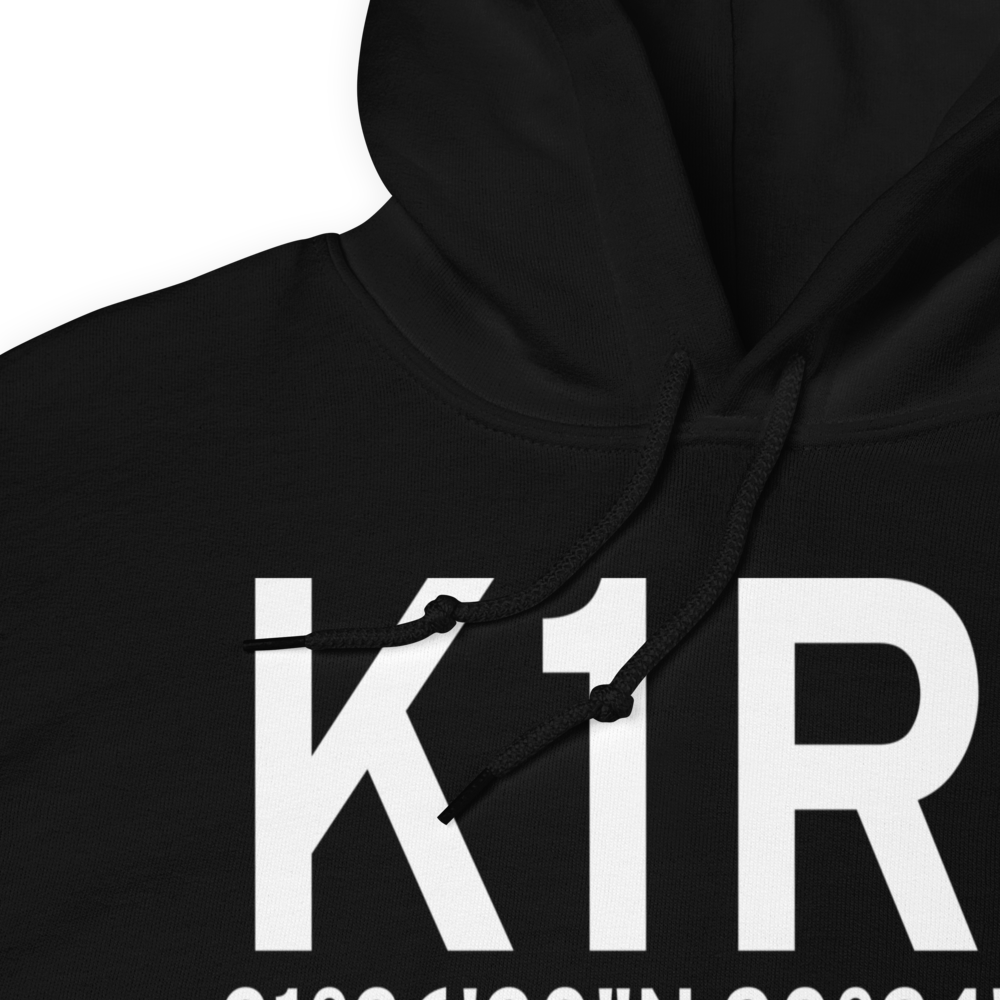 Brookhaven-Lincoln County Airport (K1R7) ICAO Hoodie Sweatshirt 
