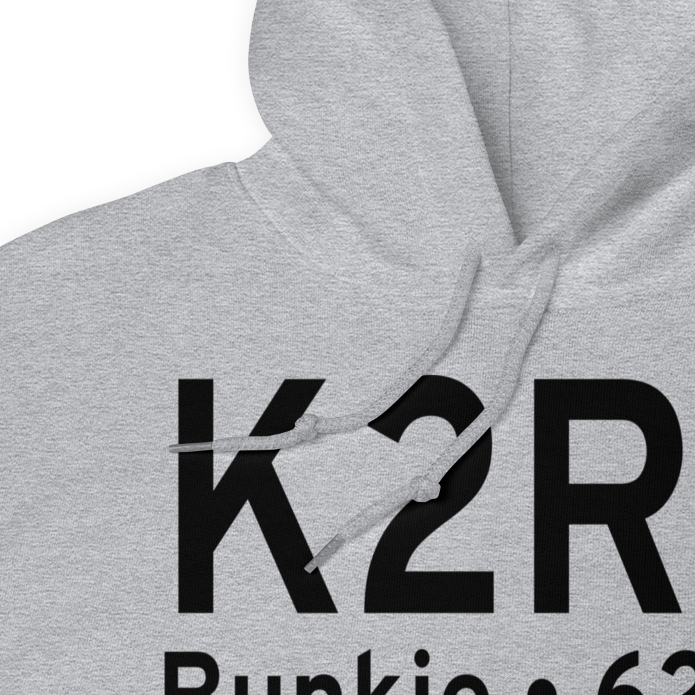 Bunkie Municipal Airport (K2R6) ICAO Hoodie Sweatshirt 