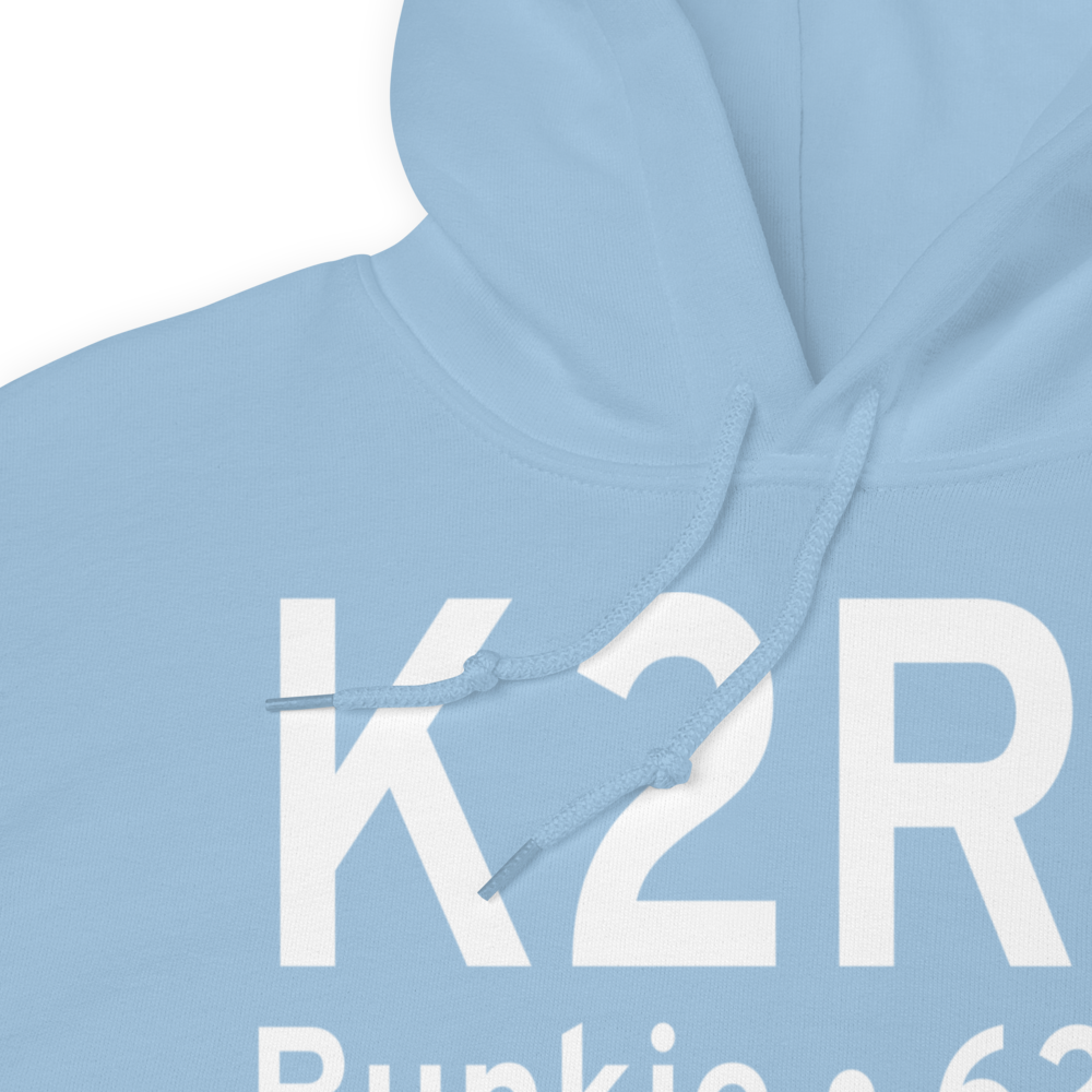 Bunkie Municipal Airport (K2R6) ICAO Hoodie Sweatshirt 