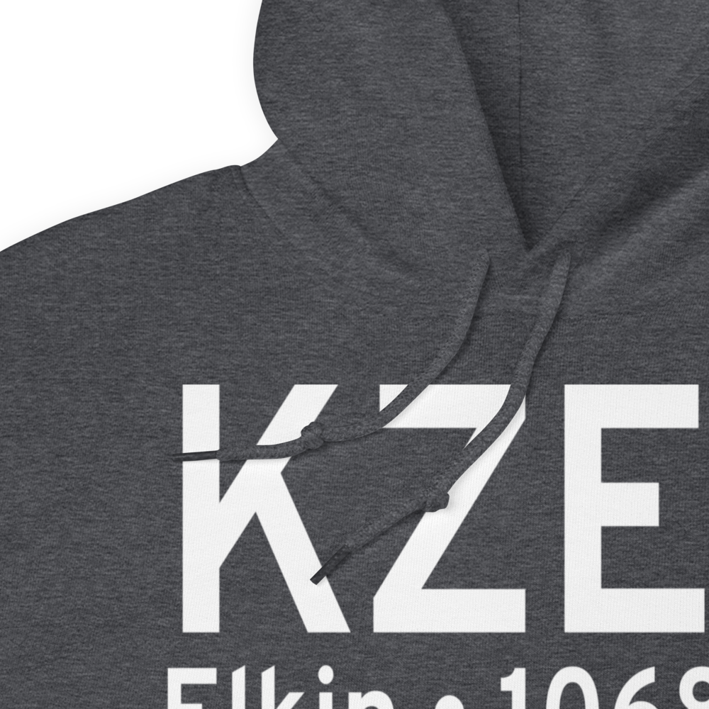 Elkin Municipal Airport (KZEF) ICAO Hoodie Sweatshirt 