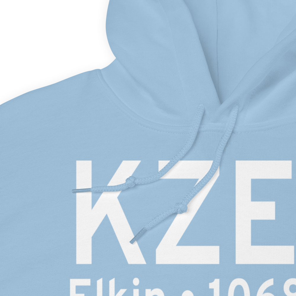 Elkin Municipal Airport (KZEF) ICAO Hoodie Sweatshirt 
