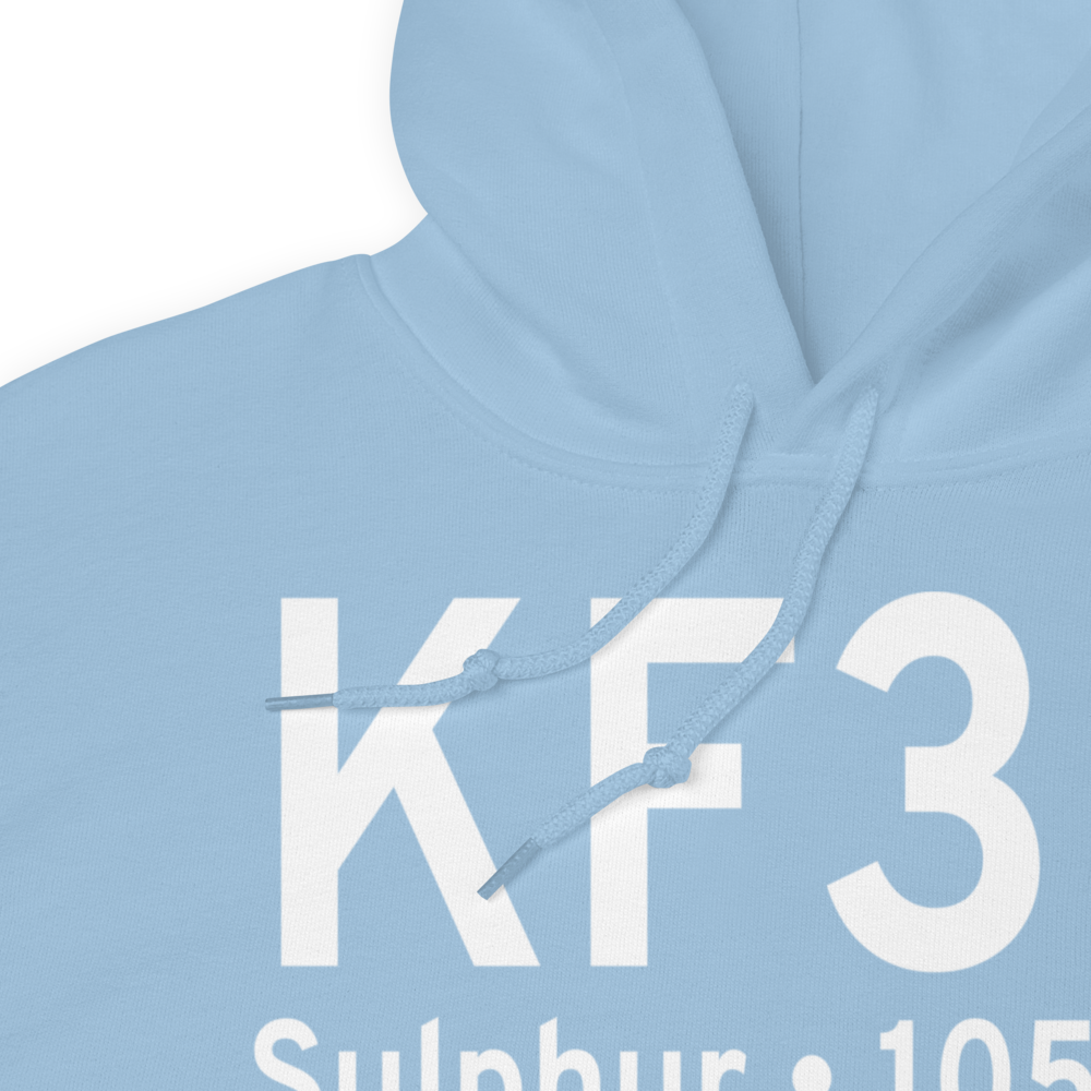 Sulphur Municipal Airport (KF30) ICAO Hoodie Sweatshirt 