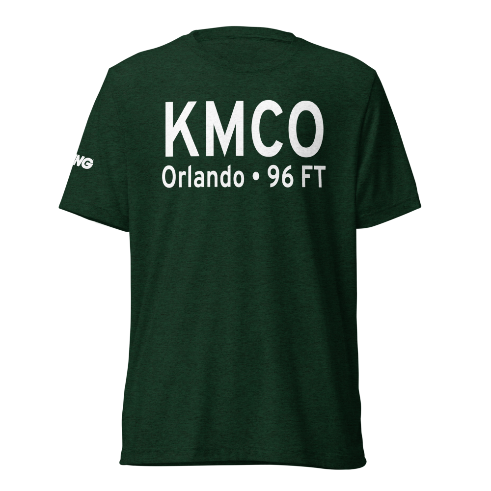 Orlando International Airport (KMCO) ICAO Tri-blend T-Shirt 