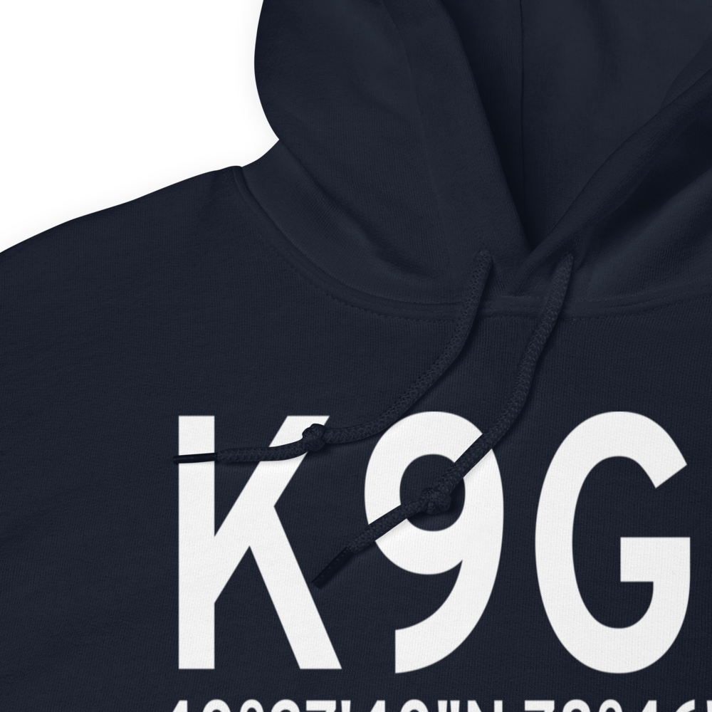 Ebensburg Airport (K9G8) ICAO Hoodie Sweatshirt 