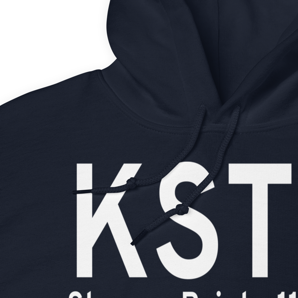 Stevens Point Municipal Airport (KSTE) ICAO Hoodie Sweatshirt 