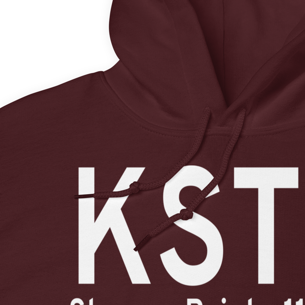 Stevens Point Municipal Airport (KSTE) ICAO Hoodie Sweatshirt 