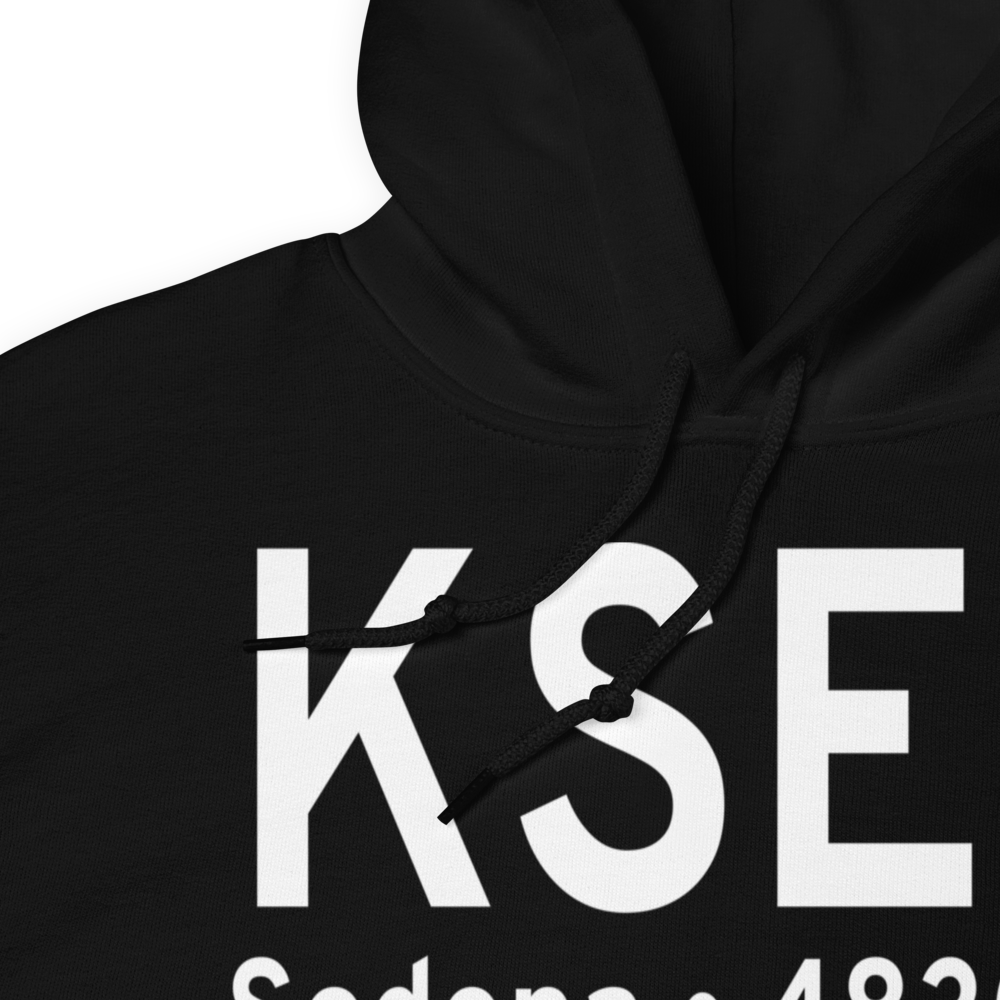 Sedona Airport (KSEZ) ICAO Hoodie Sweatshirt 
