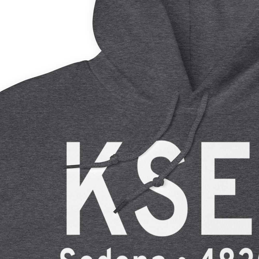 Sedona Airport (KSEZ) ICAO Hoodie Sweatshirt 