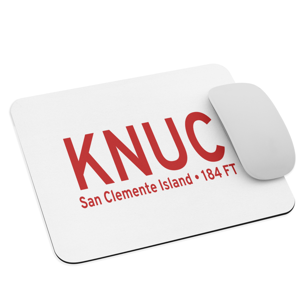 San Clemente Island Naval Auxiliary Landing Field (KNUC) ICAO  Mouse Pad 