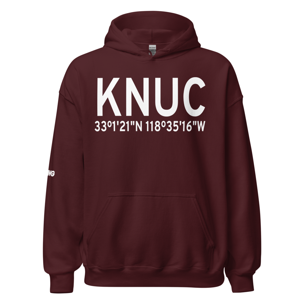 San Clemente Island Naval Auxiliary Landing Field (KNUC) ICAO Hoodie Sweatshirt 