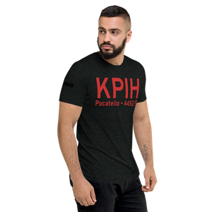Pocatello Regional Airport (KPIH) ICAO Tri-blend T-Shirt