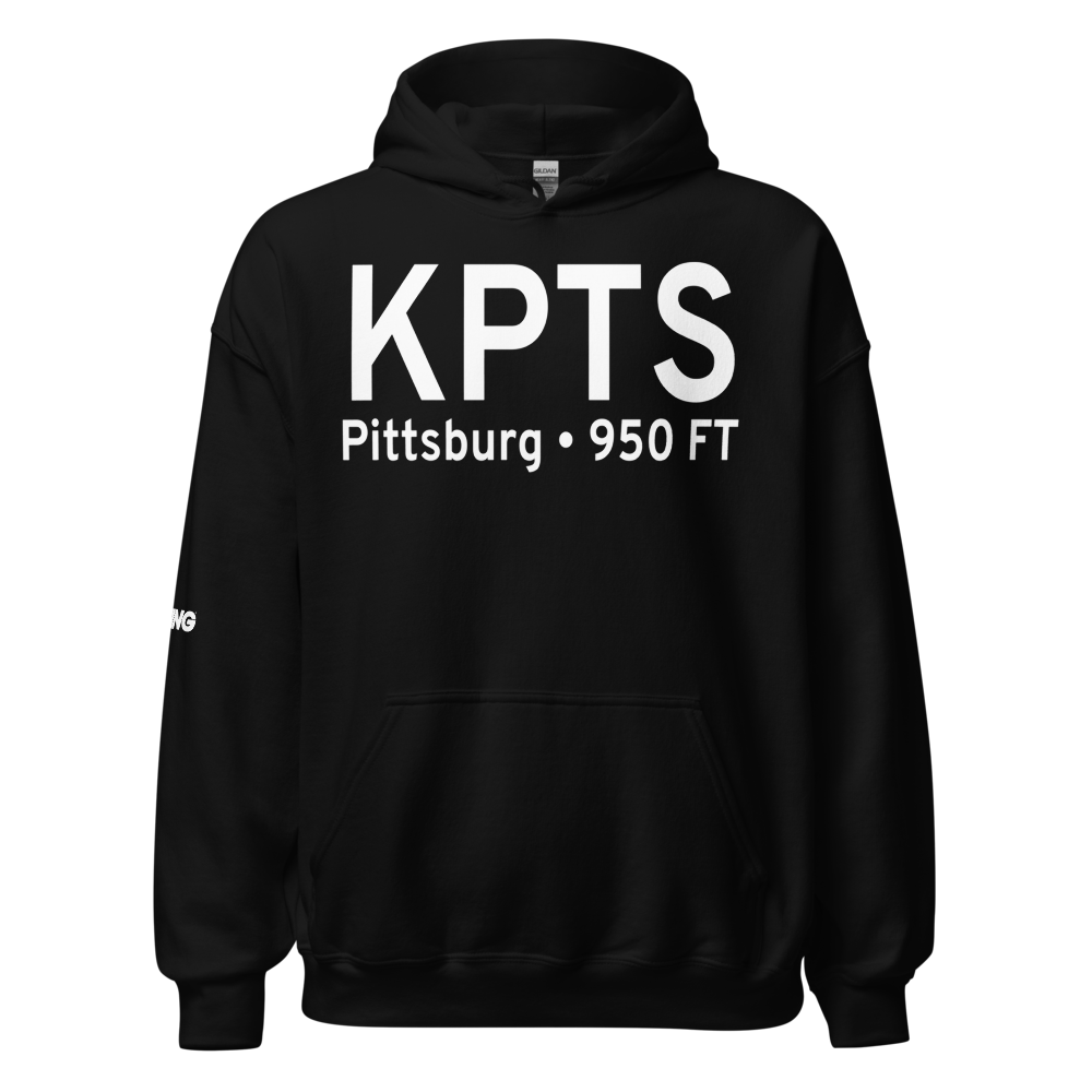 Atkinson Municipal Airport (KPTS) ICAO Hoodie Sweatshirt 