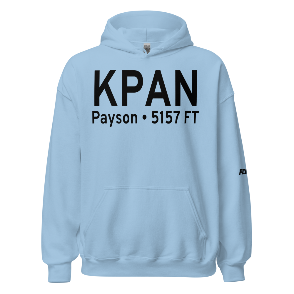 Payson Airport (KPAN) ICAO Hoodie Sweatshirt 