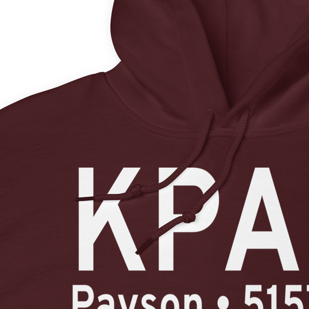 Payson Airport (KPAN) ICAO Hoodie Sweatshirt 