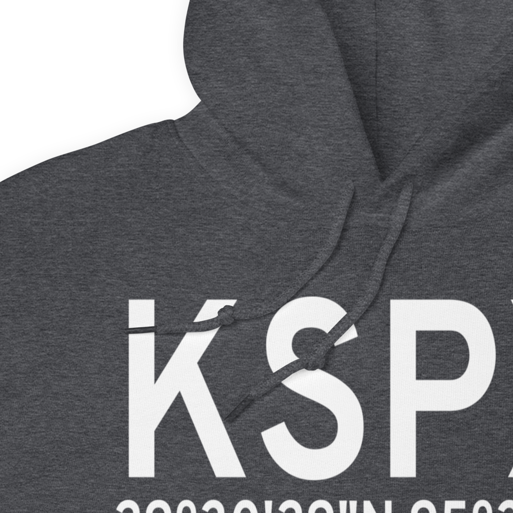 Houston Gulf Airport (KSPX) ICAO Hoodie Sweatshirt 