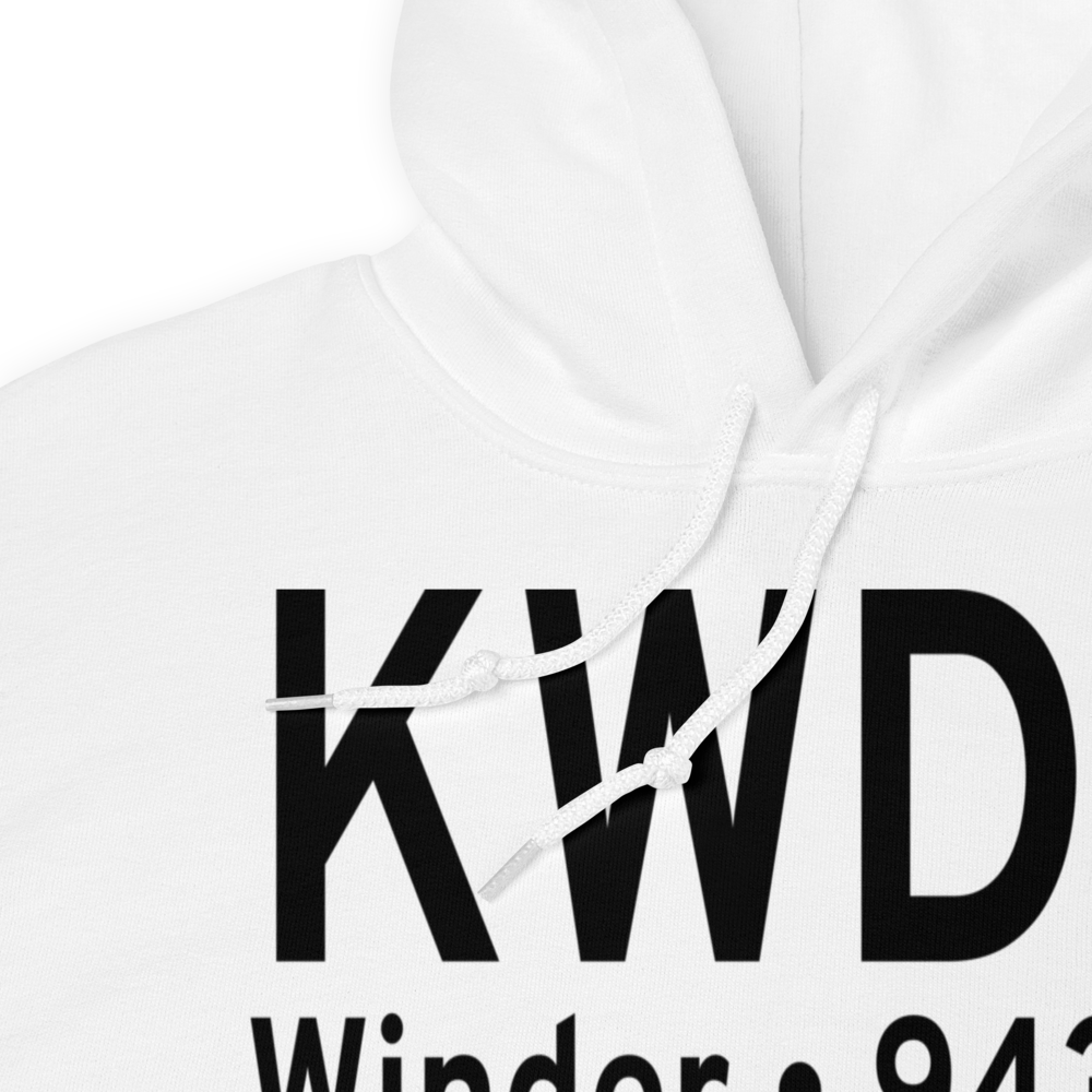 Barrow County Airport (KWDR) ICAO Hoodie Sweatshirt 