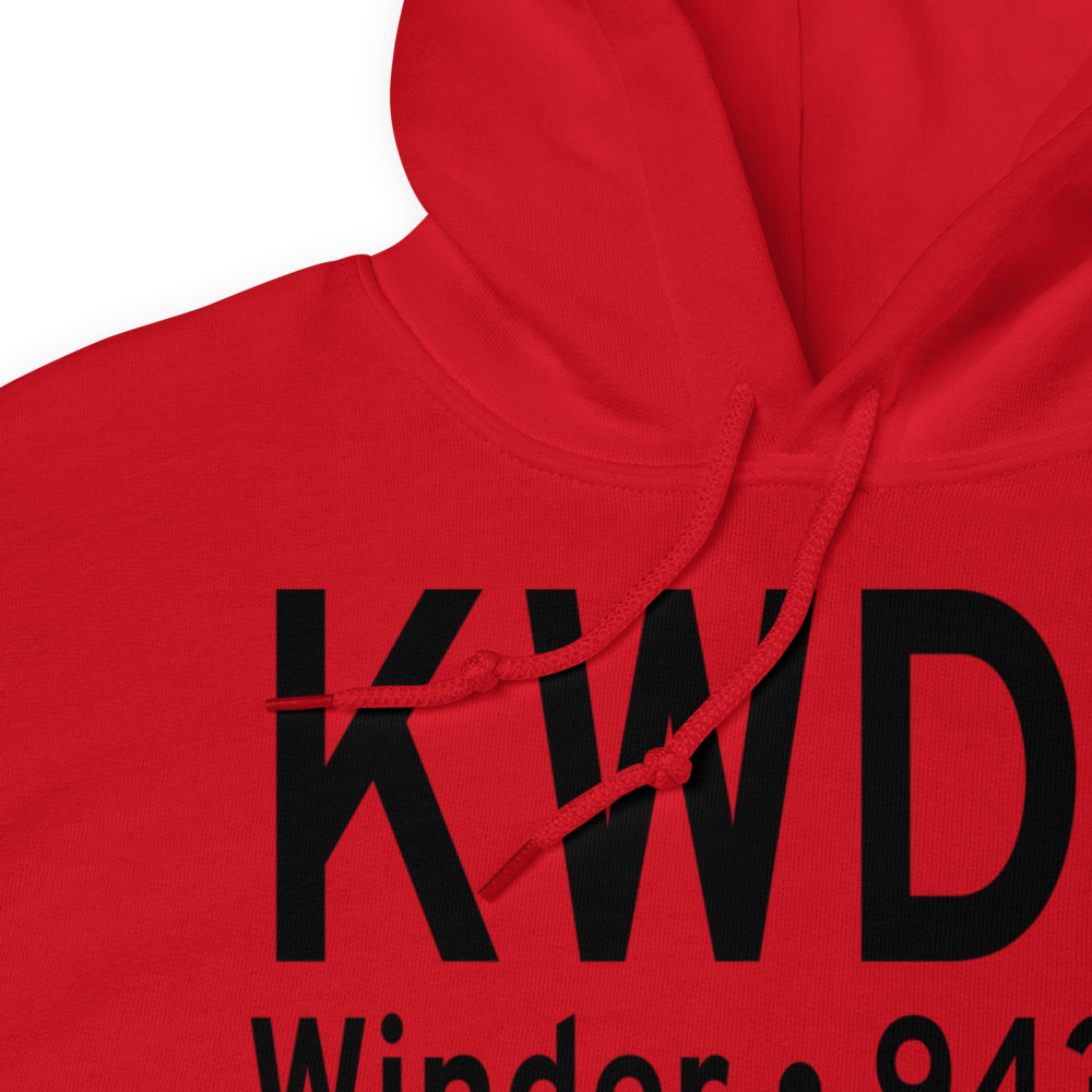 Barrow County Airport (KWDR) ICAO Hoodie Sweatshirt 
