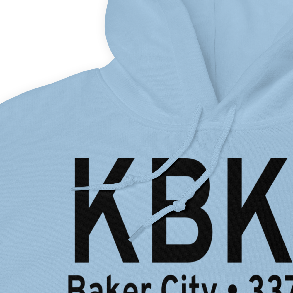Baker City Municipal Airport (KBKE) ICAO Hoodie Sweatshirt 