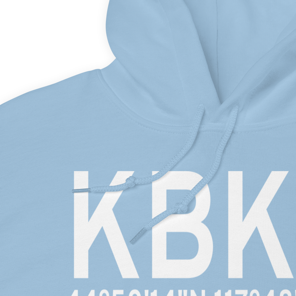 Baker City Municipal Airport (KBKE) ICAO Hoodie Sweatshirt 