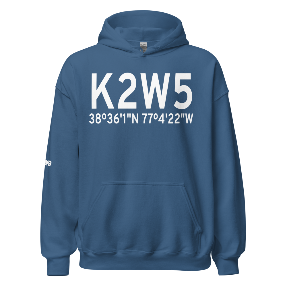 Maryland Airport (K2W5) ICAO Hoodie Sweatshirt 