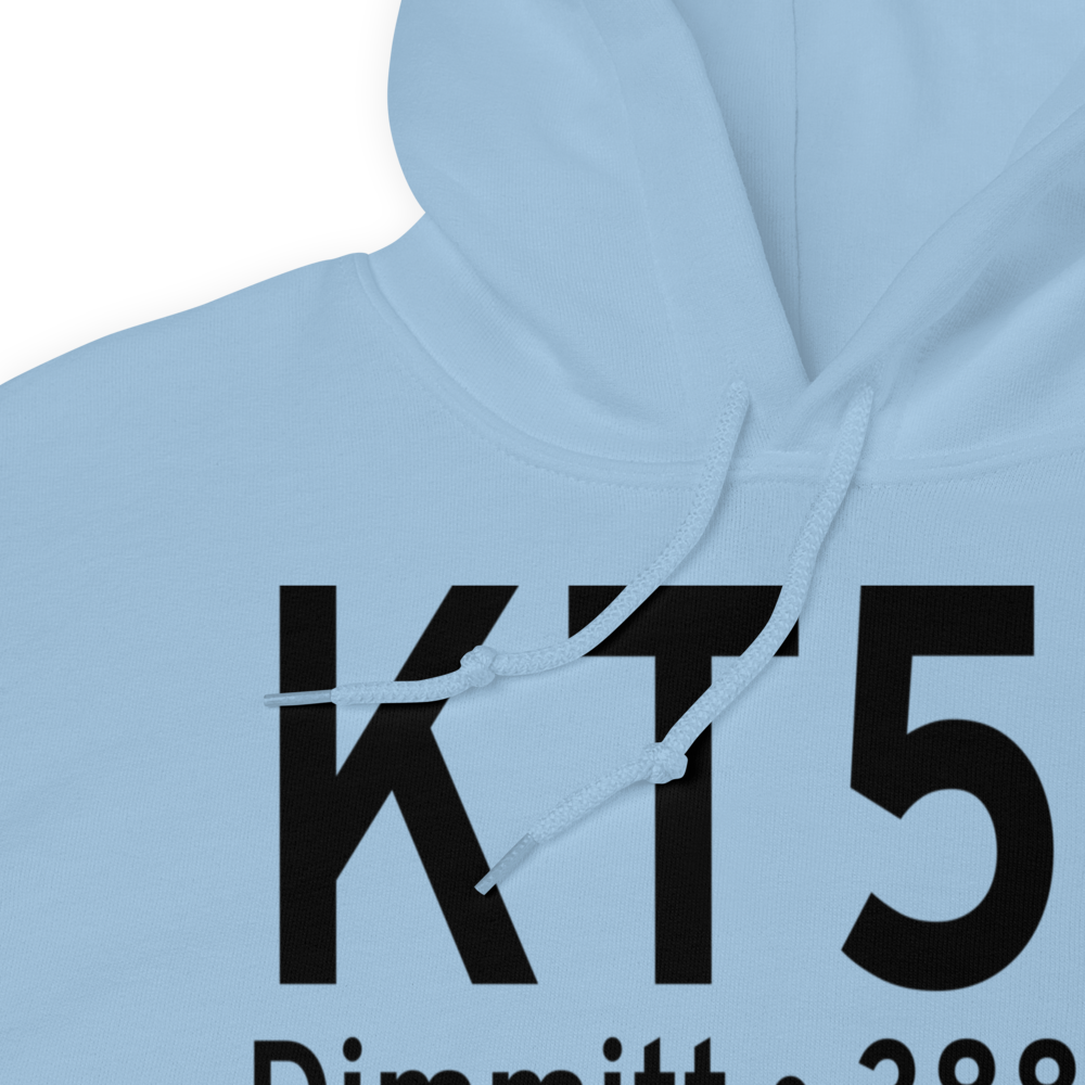 Dimmitt Municipal Airport (KT55) ICAO Hoodie Sweatshirt 
