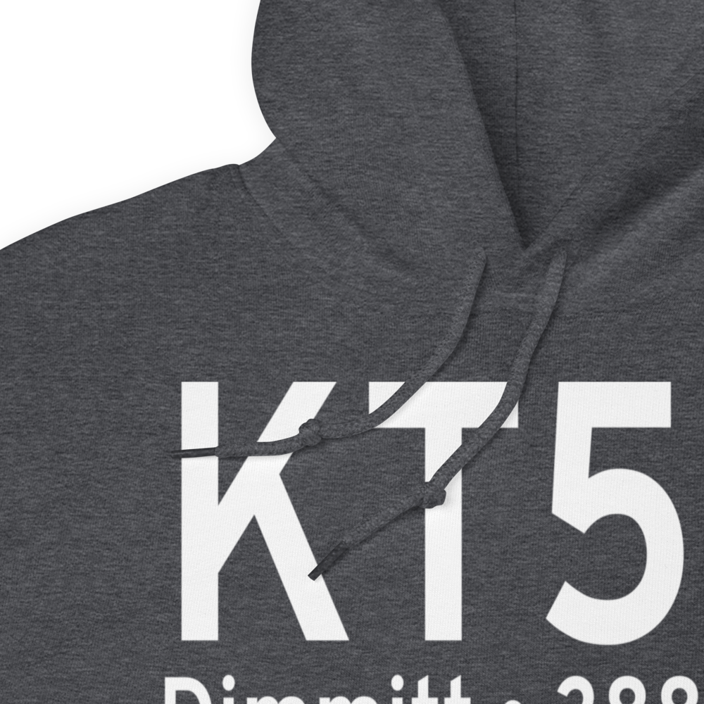 Dimmitt Municipal Airport (KT55) ICAO Hoodie Sweatshirt 