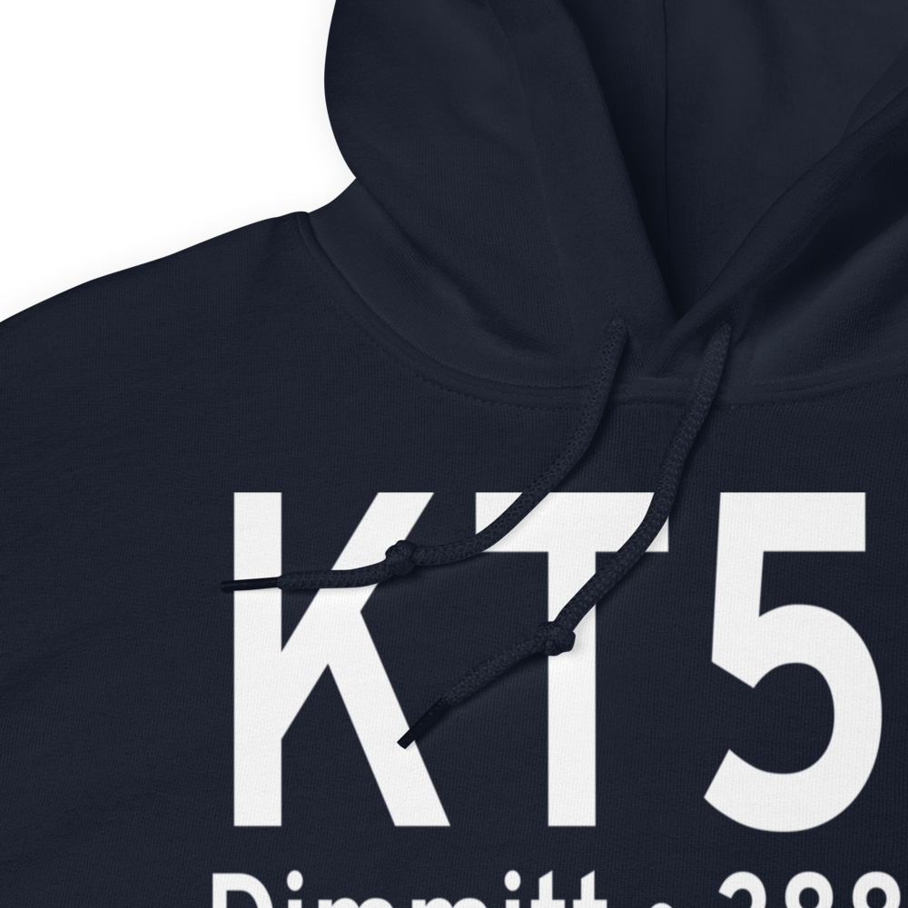 Dimmitt Municipal Airport (KT55) ICAO Hoodie Sweatshirt 