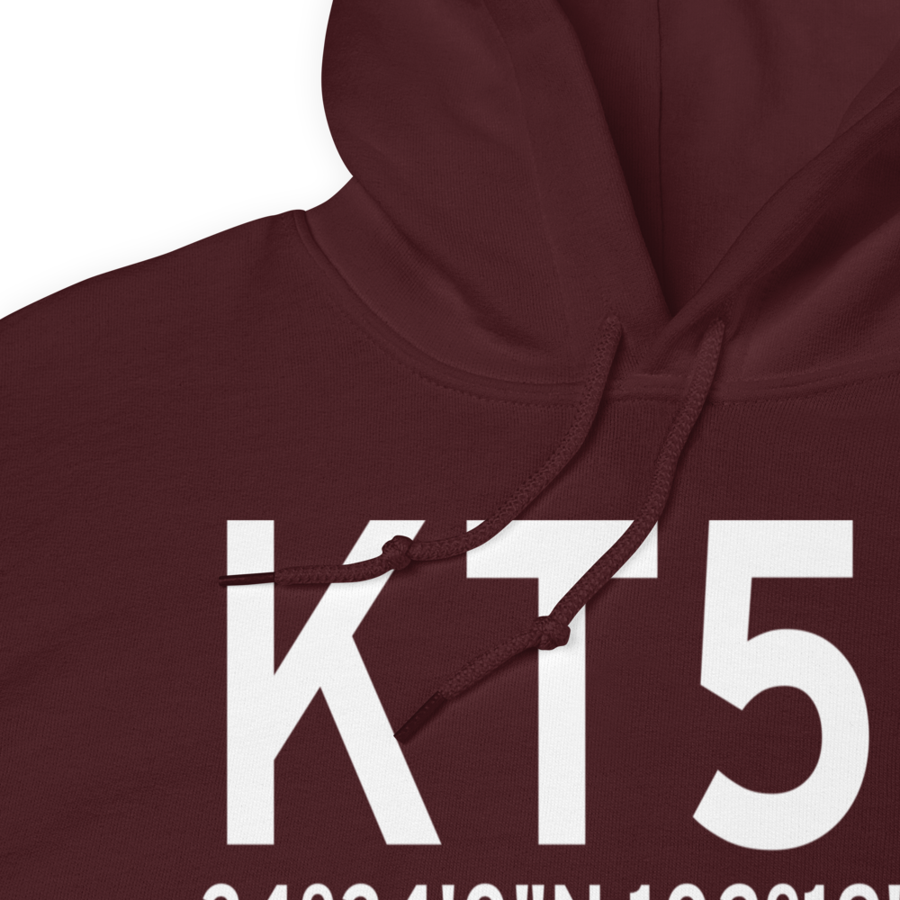 Dimmitt Municipal Airport (KT55) ICAO Hoodie Sweatshirt 