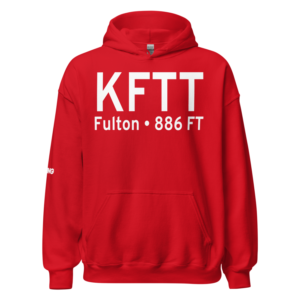Elton Hensley Memorial Airport (KFTT) ICAO Hoodie Sweatshirt 