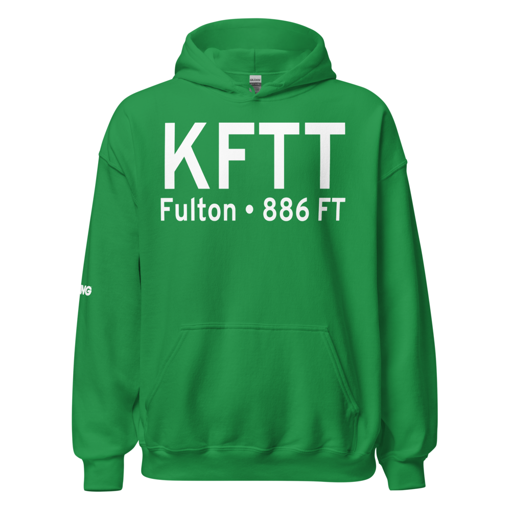 Elton Hensley Memorial Airport (KFTT) ICAO Hoodie Sweatshirt 