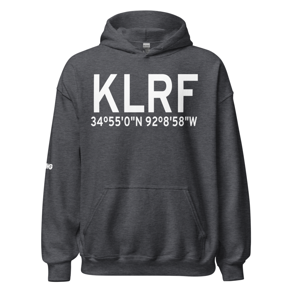 Little Rock Air Force Base (KLRF) ICAO Hoodie Sweatshirt 