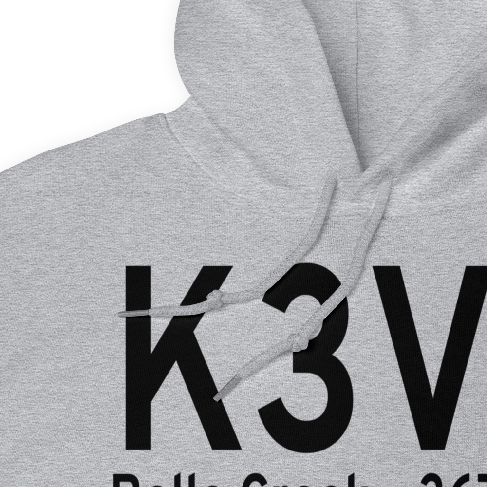Belle Creek Airport (K3V7) ICAO Hoodie Sweatshirt 