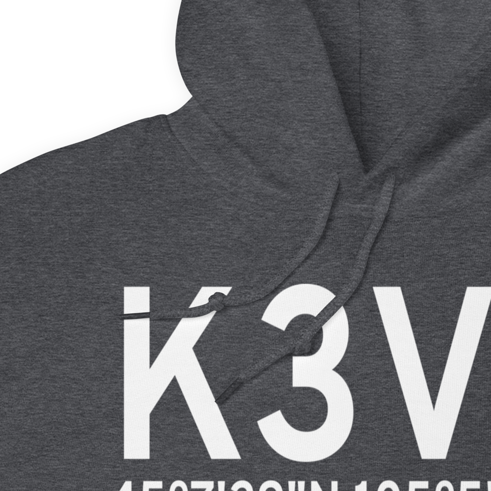 Belle Creek Airport (K3V7) ICAO Hoodie Sweatshirt 