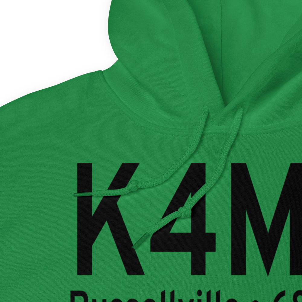 Russellville Logan County Airport (K4M7) ICAO Hoodie Sweatshirt 
