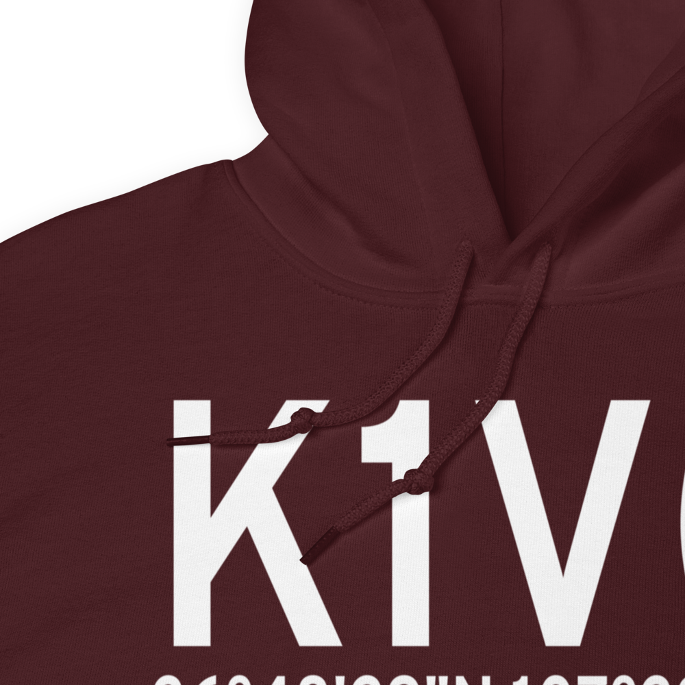 Navajo Lake Airport (K1V0) ICAO Hoodie Sweatshirt 
