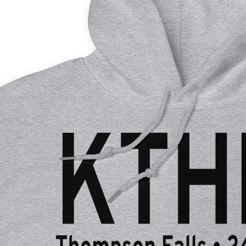 Thompson Falls Airport (KTHM) ICAO Hoodie Sweatshirt 