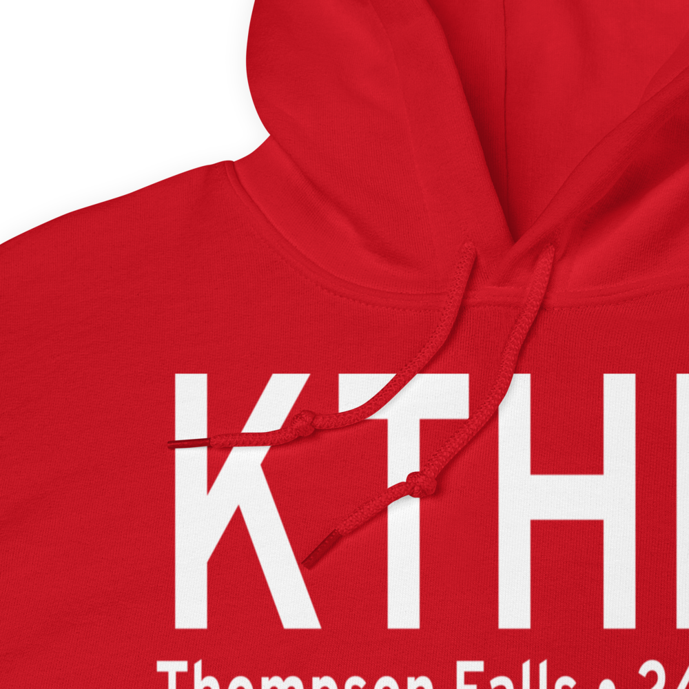 Thompson Falls Airport (KTHM) ICAO Hoodie Sweatshirt 