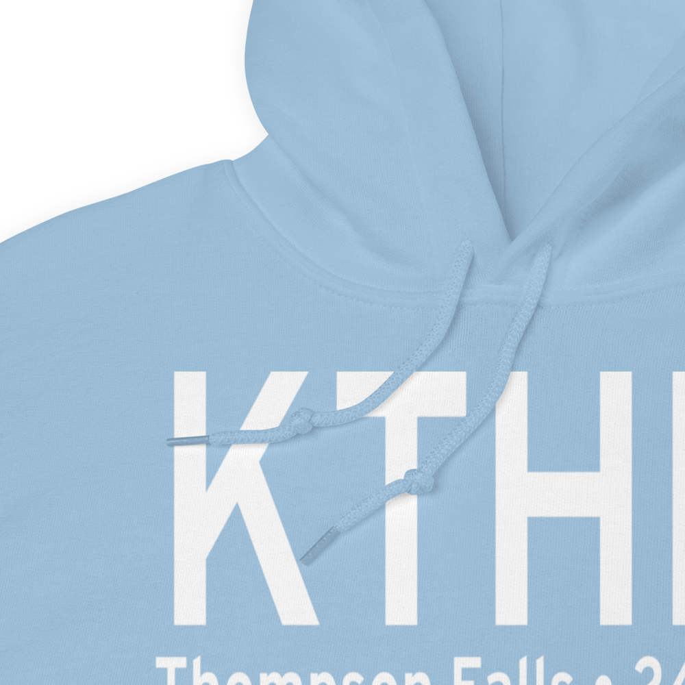 Thompson Falls Airport (KTHM) ICAO Hoodie Sweatshirt 