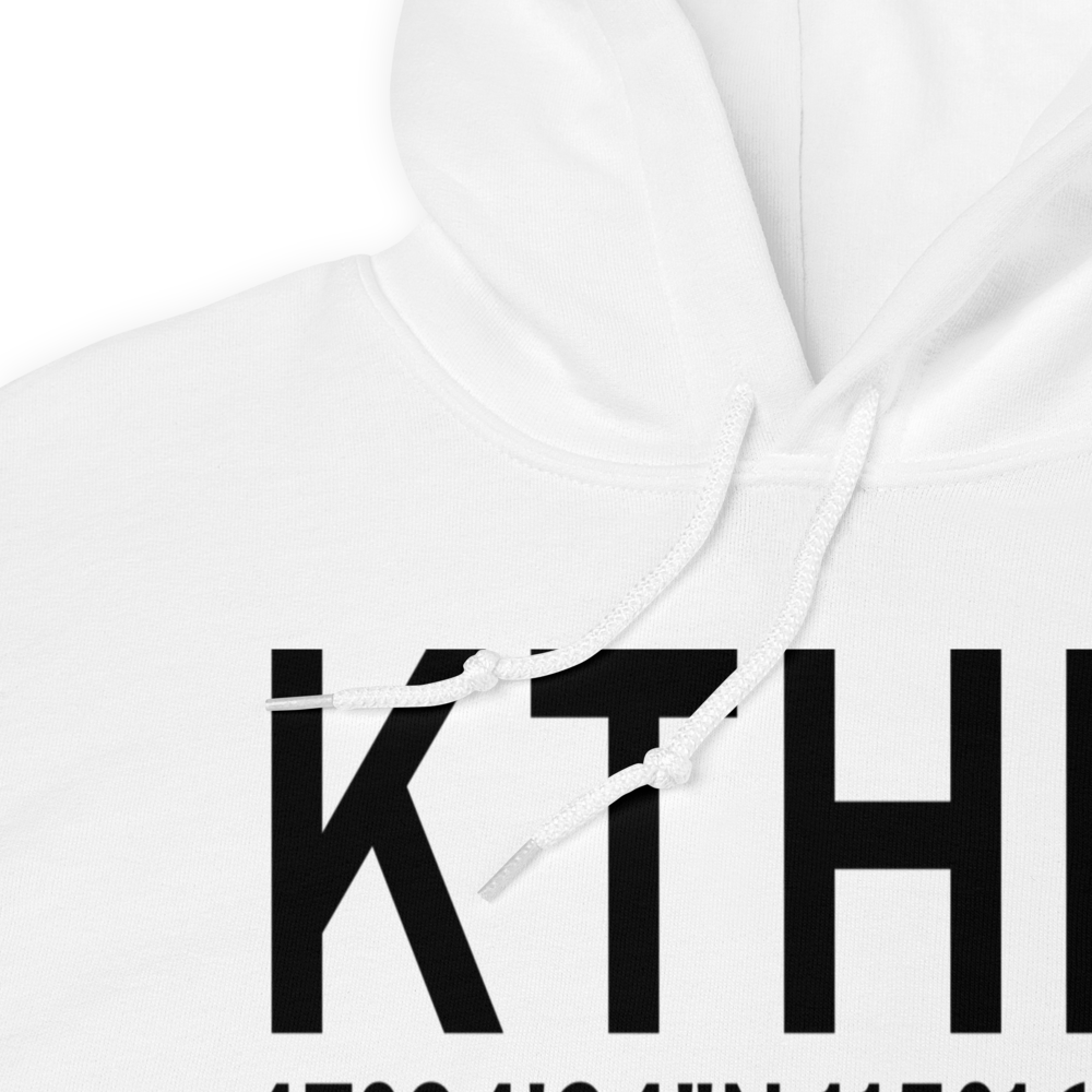 Thompson Falls Airport (KTHM) ICAO Hoodie Sweatshirt 
