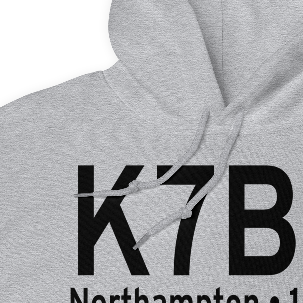 Northampton Airport (K7B2) ICAO Hoodie Sweatshirt 