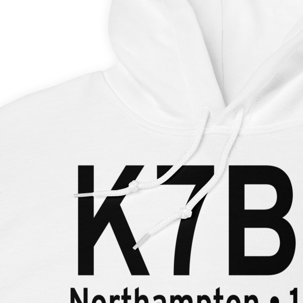 Northampton Airport (K7B2) ICAO Hoodie Sweatshirt 