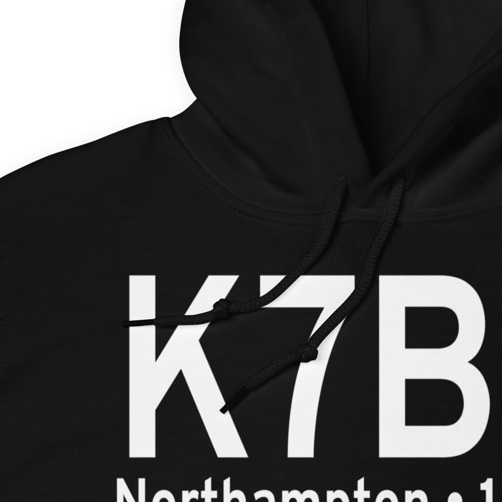 Northampton Airport (K7B2) ICAO Hoodie Sweatshirt 