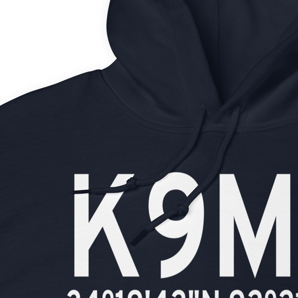 Sheridan Municipal Airport (K9M8) ICAO Hoodie Sweatshirt 